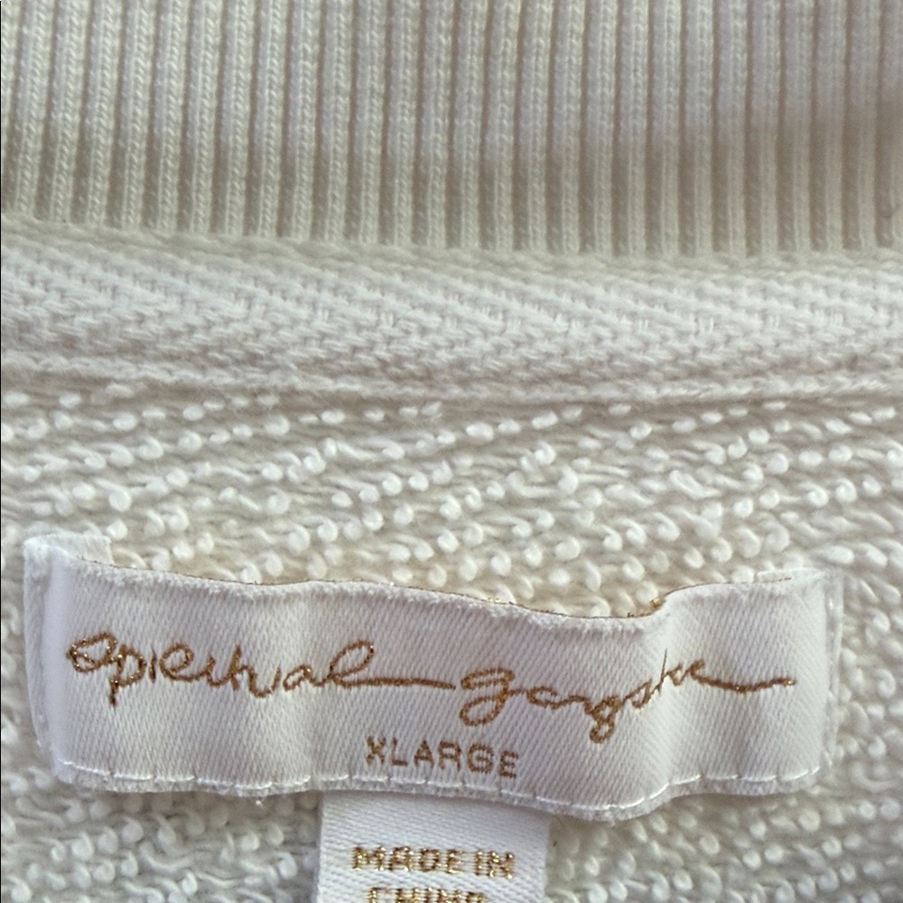 Spiritual Gangster Peloton white Sweatshirt with Multicolor Logo - Picture 2 of 5